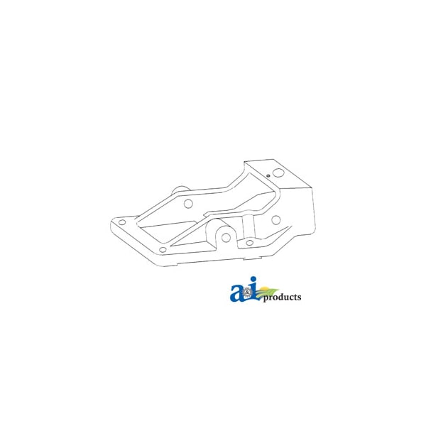 Support, Front Drawbar 4" x17.5" x8.5"